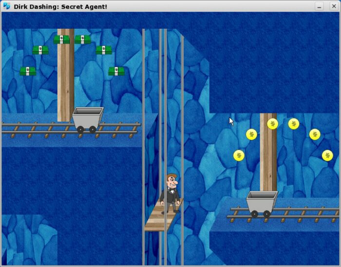A further screen from Dirk Dashing.