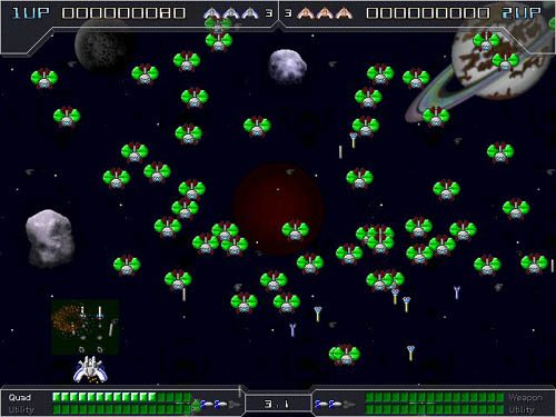 A further screen from Galaforce.