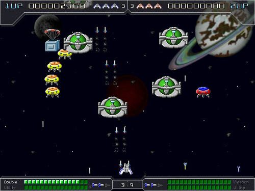 A further screen from Galaforce.