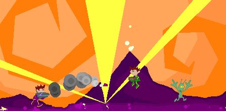 Gibbage in play, from the screenshot this site carried when it covered the game.