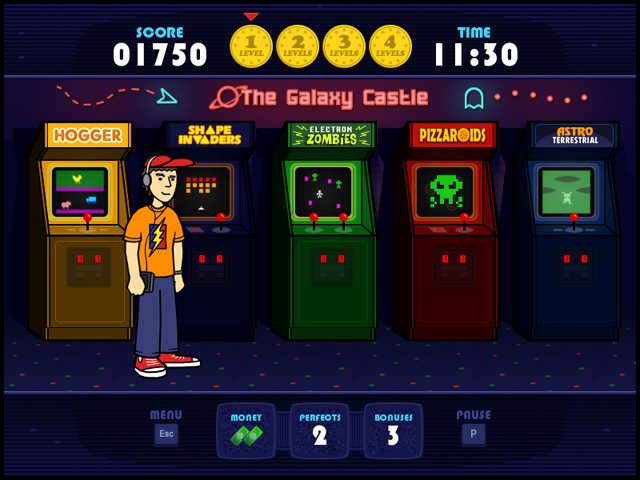 Joystick Johnny in play, from the screenshot this site carried when it covered the game.