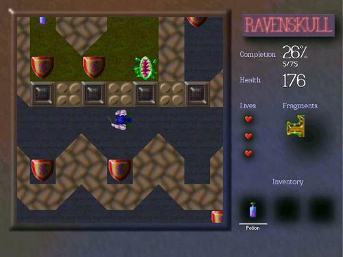 A further screen from Ravenskull.
