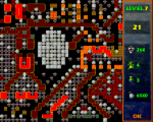 A further screen from Repton.